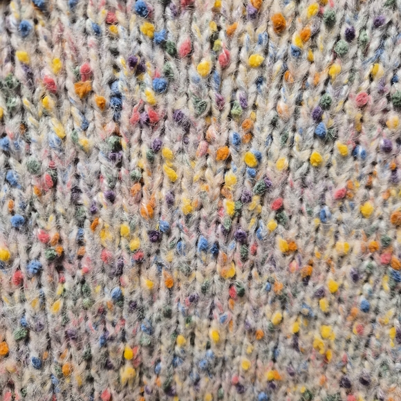 World Market - Speckled Knit Poncho Sweater - Picture 3 of 5